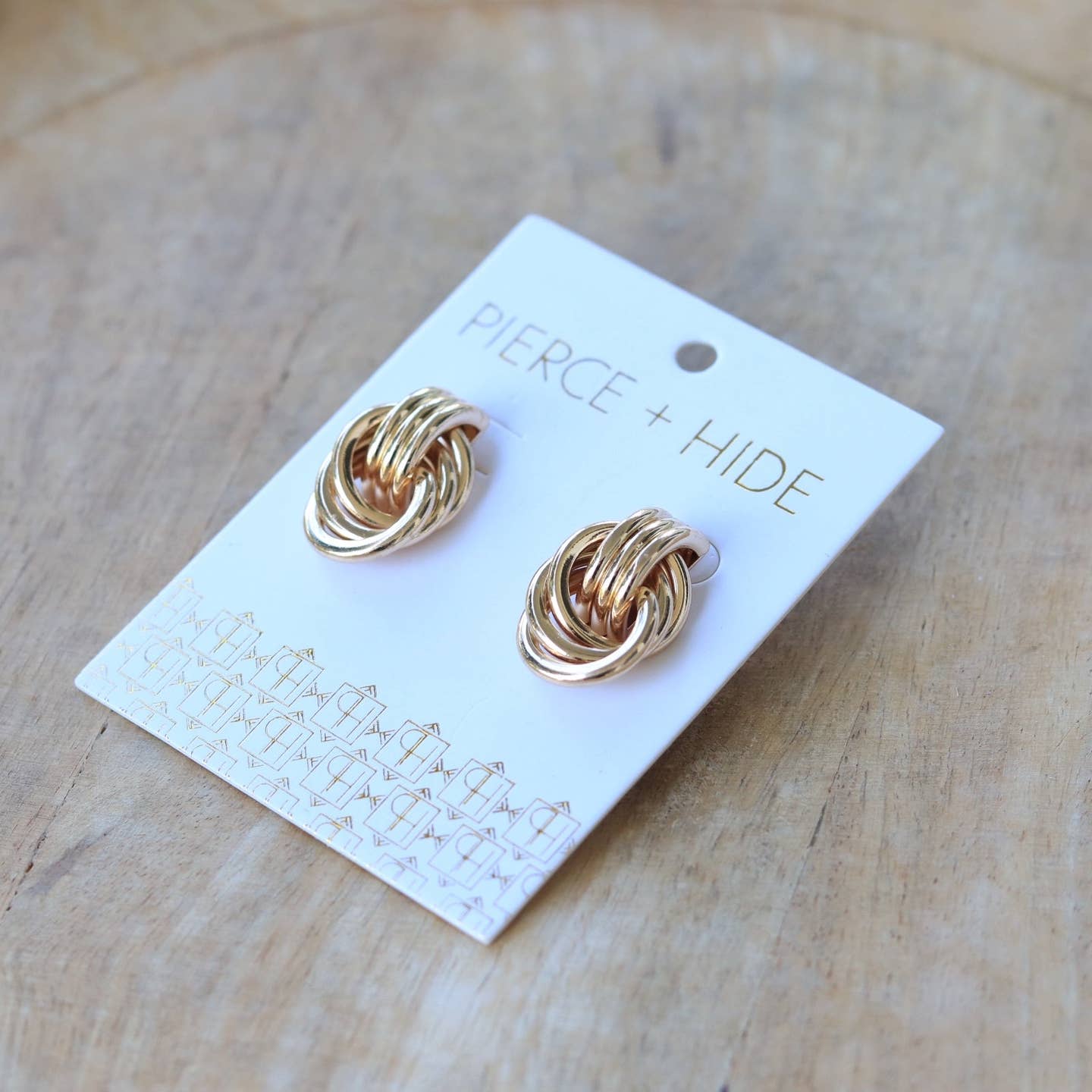 Pierce + Hide: Gold Twisted Knot