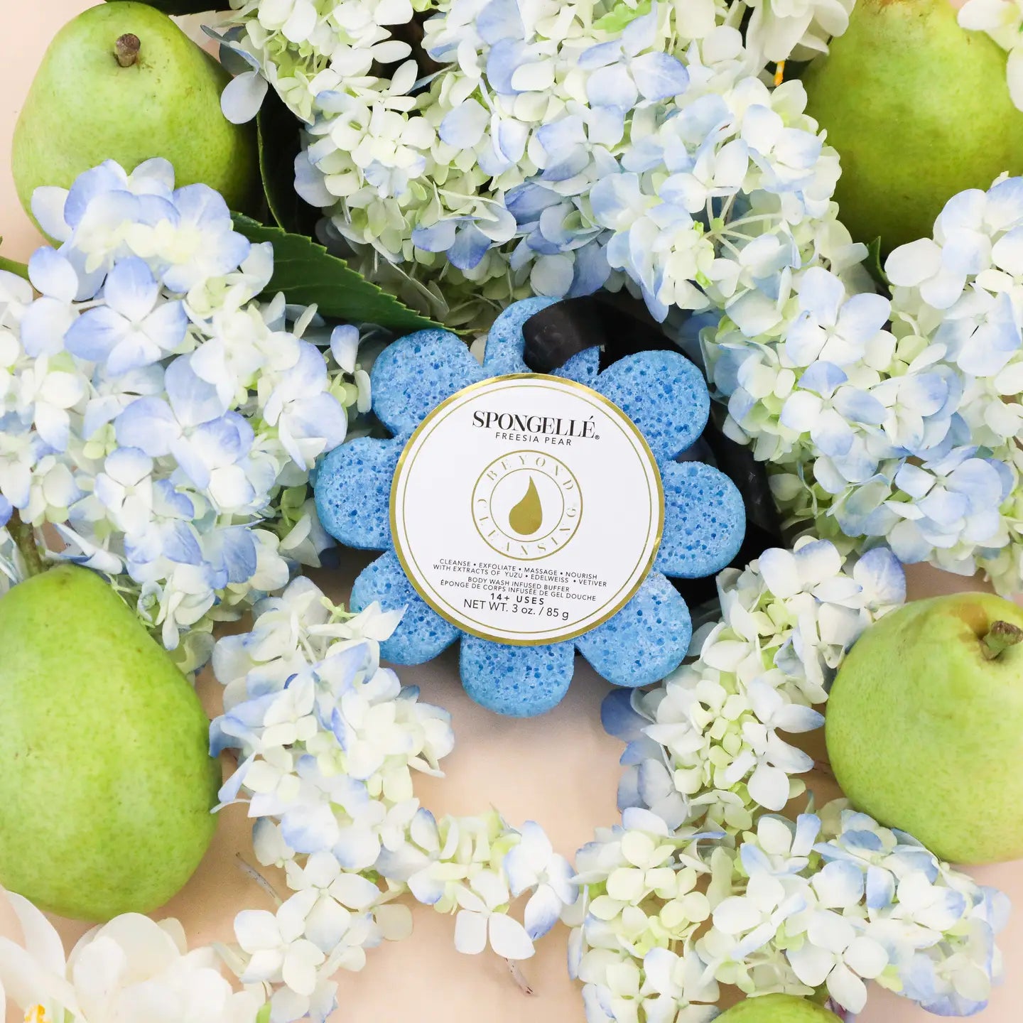 Spongelle: Freesia Pear Wild Flower Soap Sponge