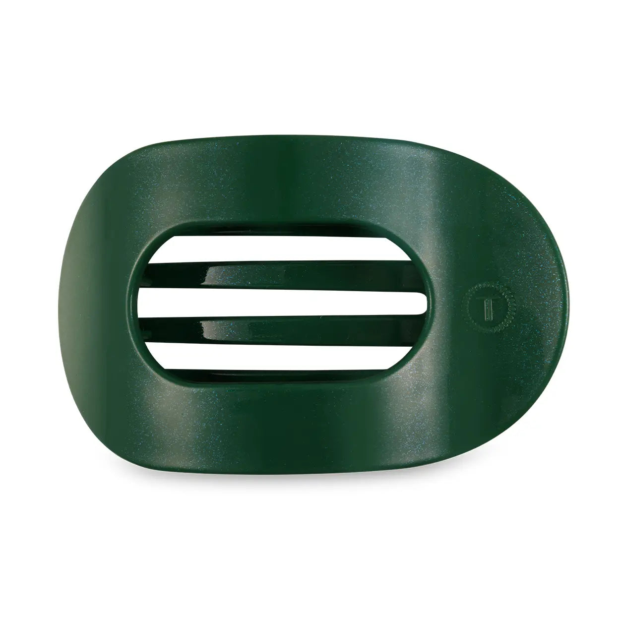 Teleties: Round Flat Small Hair Clip, Mistletoe