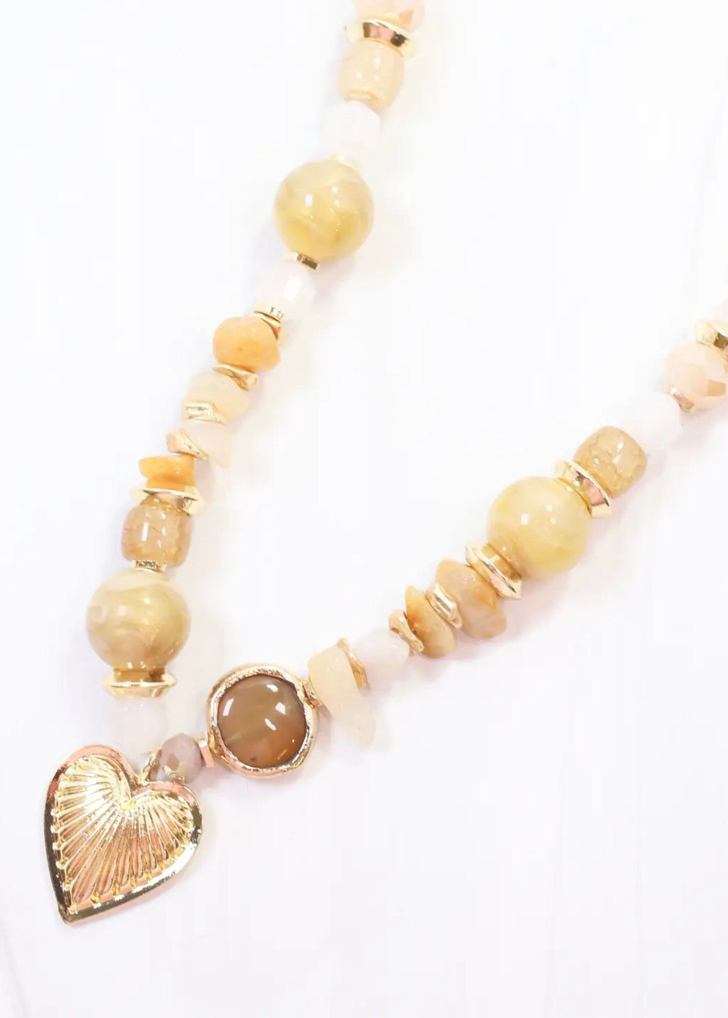 Caroline Hill: Sarasota Topaz Stone Charm Necklace