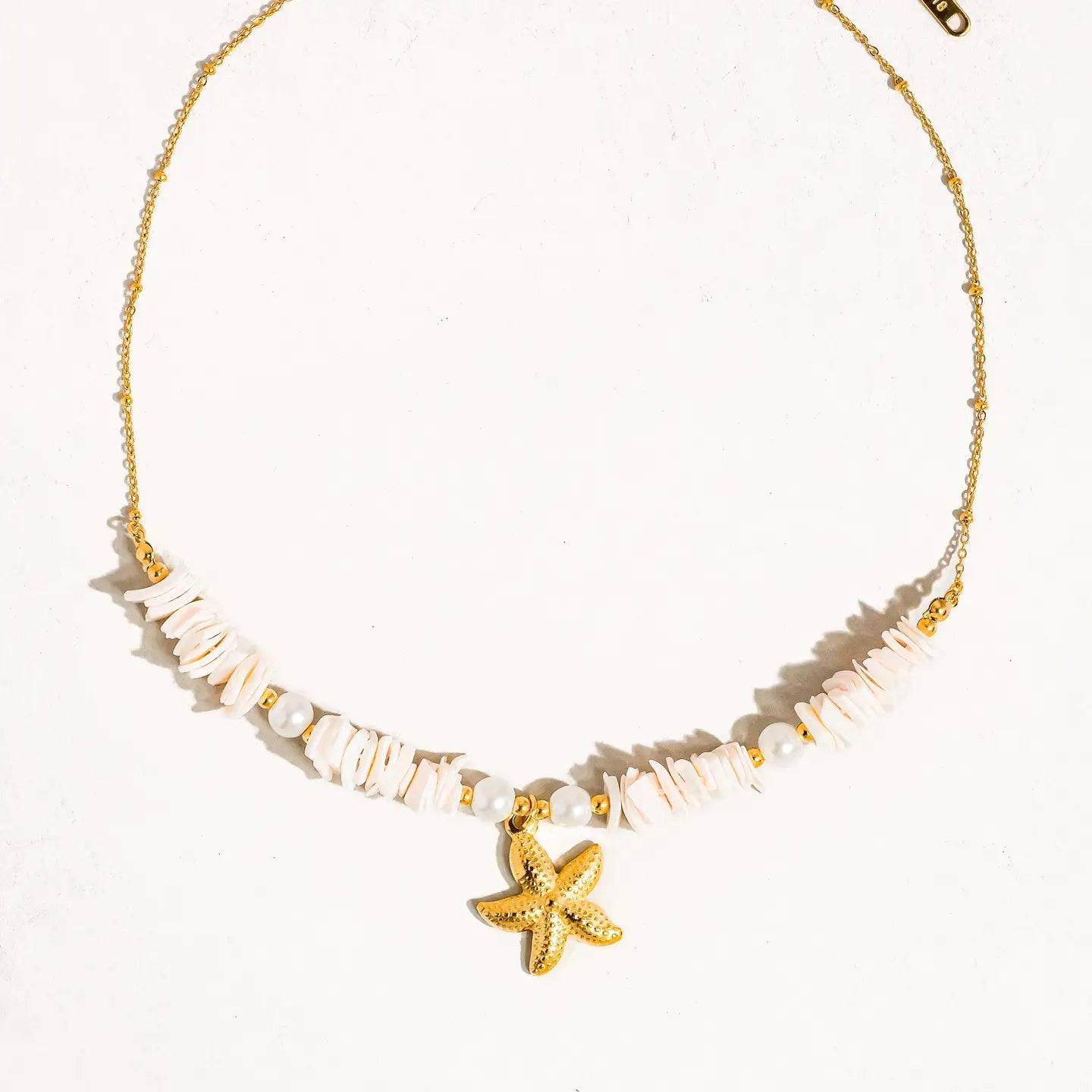 Flanerie: Thelma Shell Star Necklace