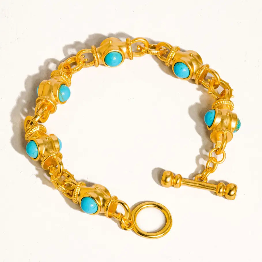 Flanerie: Atley Vintage Turquoise Bracelet