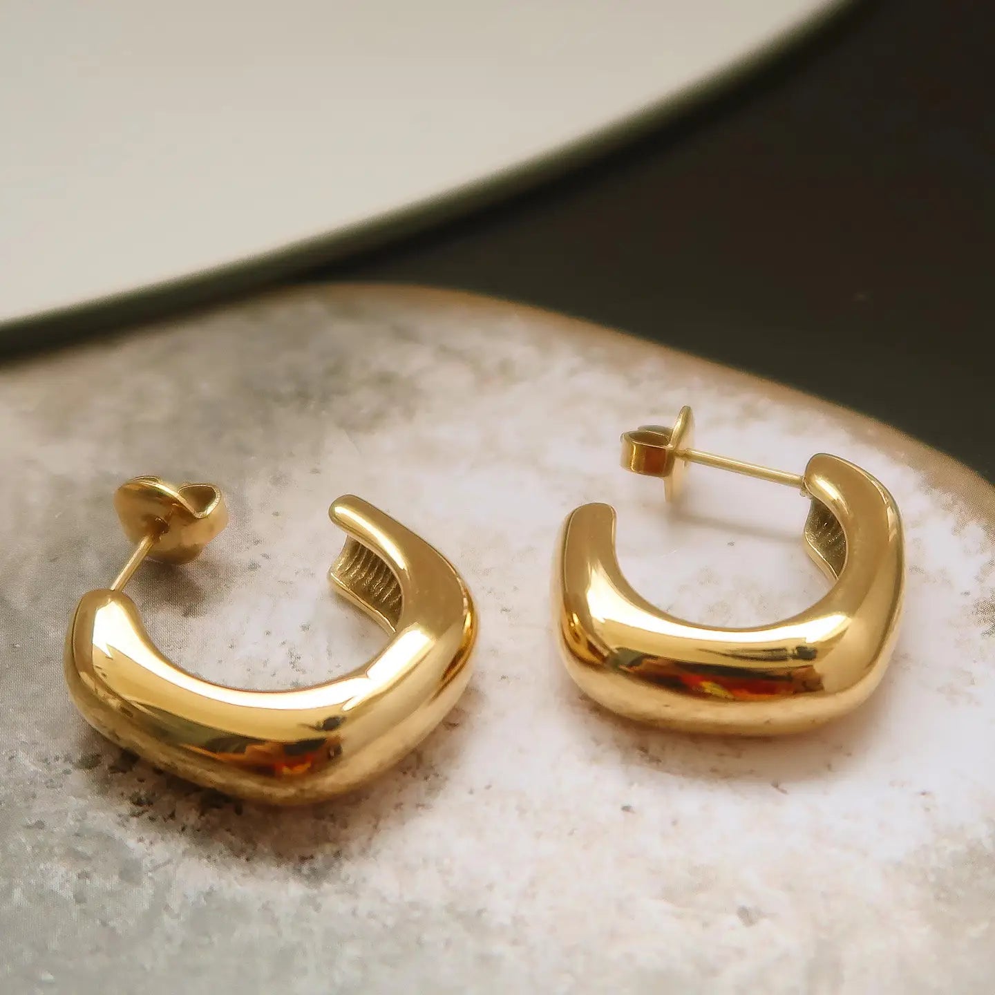 Flanerie: Demi Classic C Hoop Earring