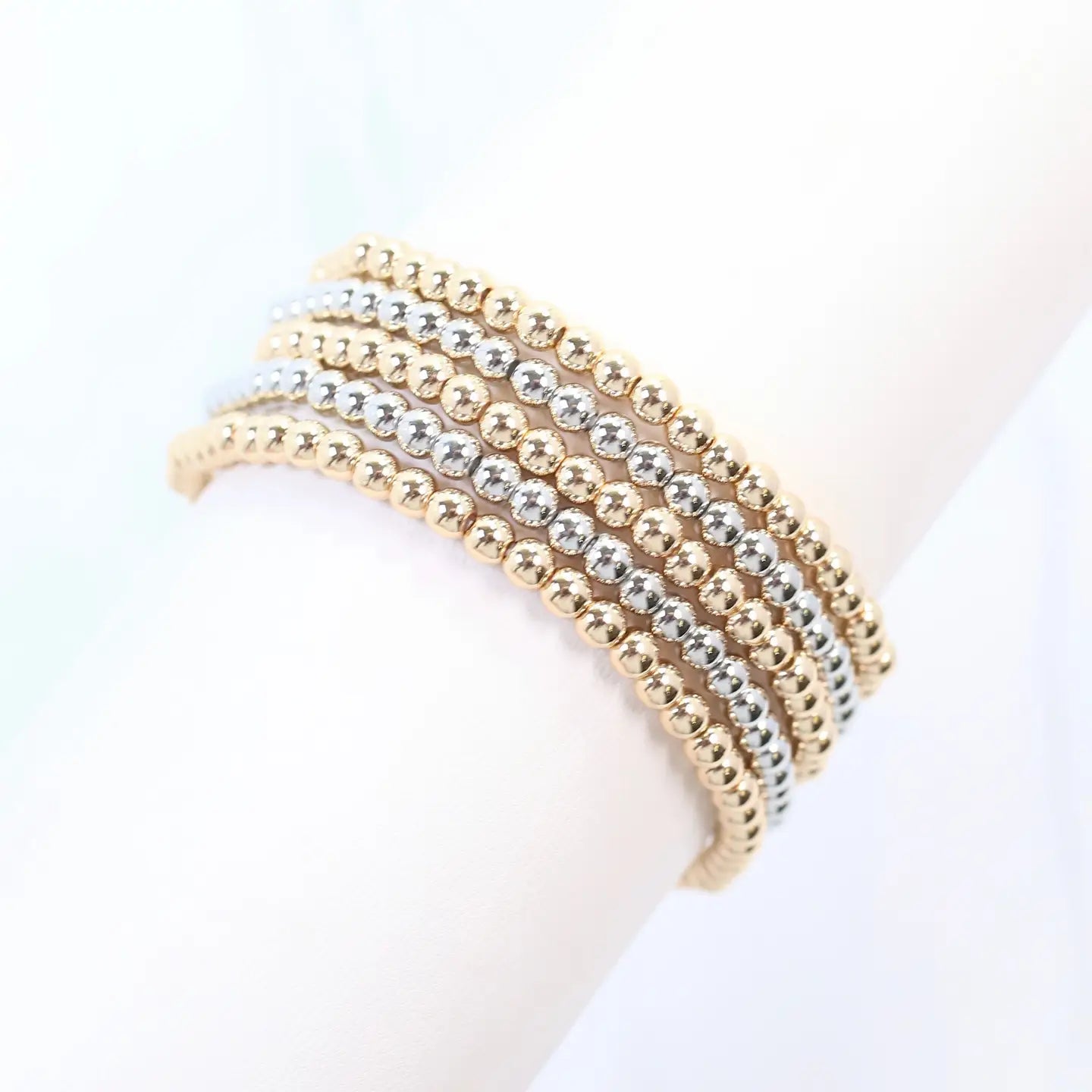 Caroline Hill: Kendale Bracelet Set Gold/Silver