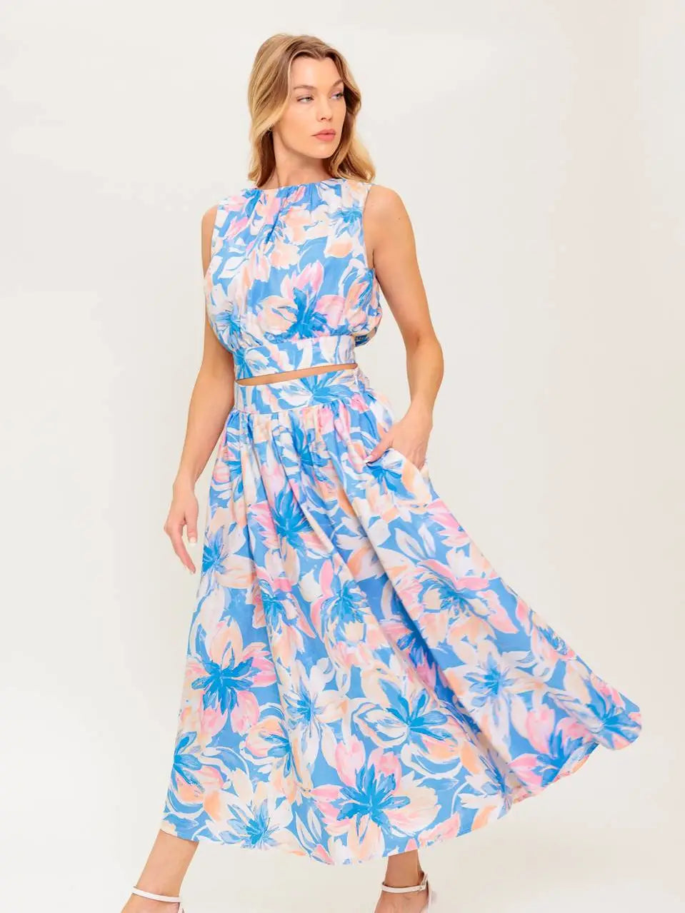Lauren Top and Skirt Set