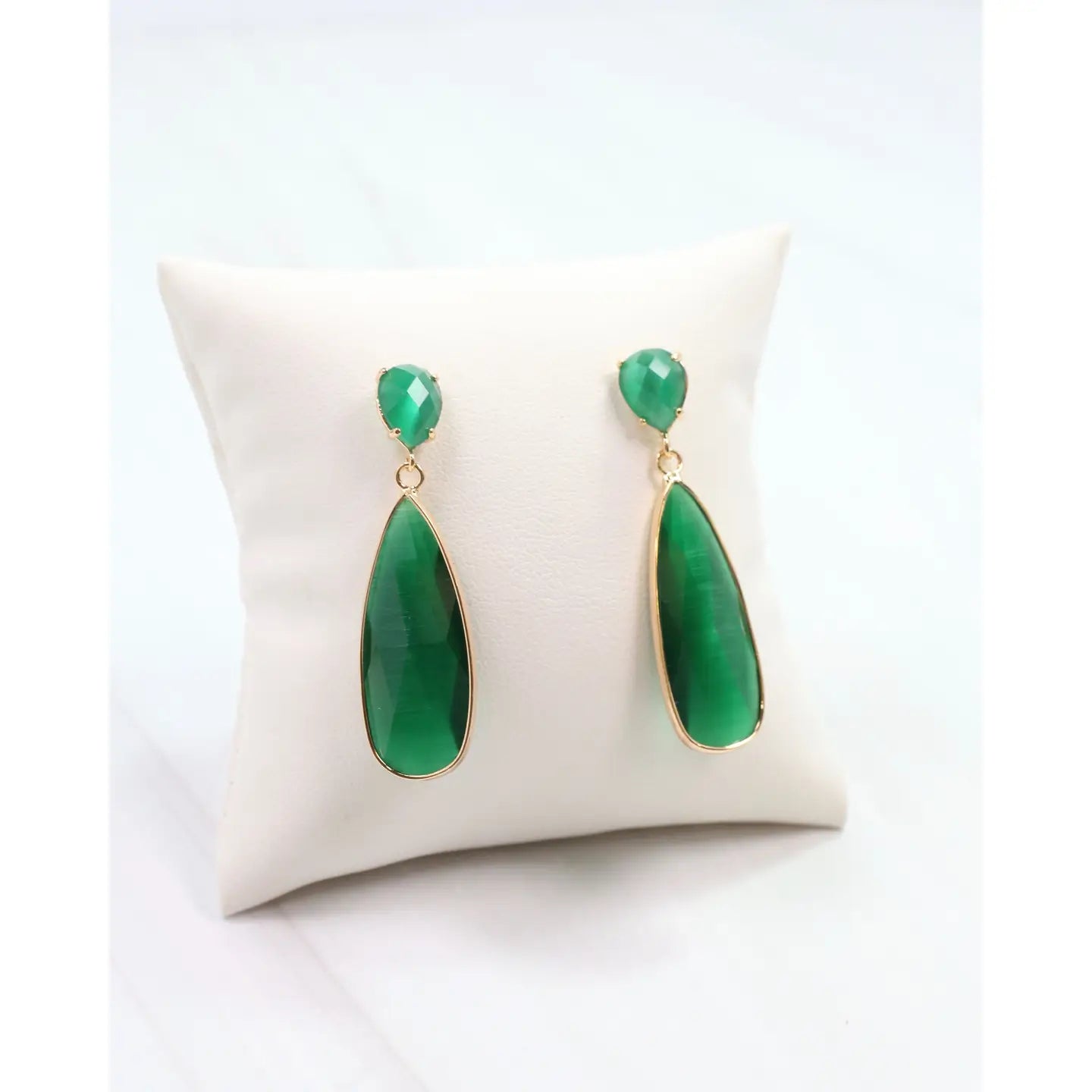 Caroline Hill: Jonsey Green Earrings