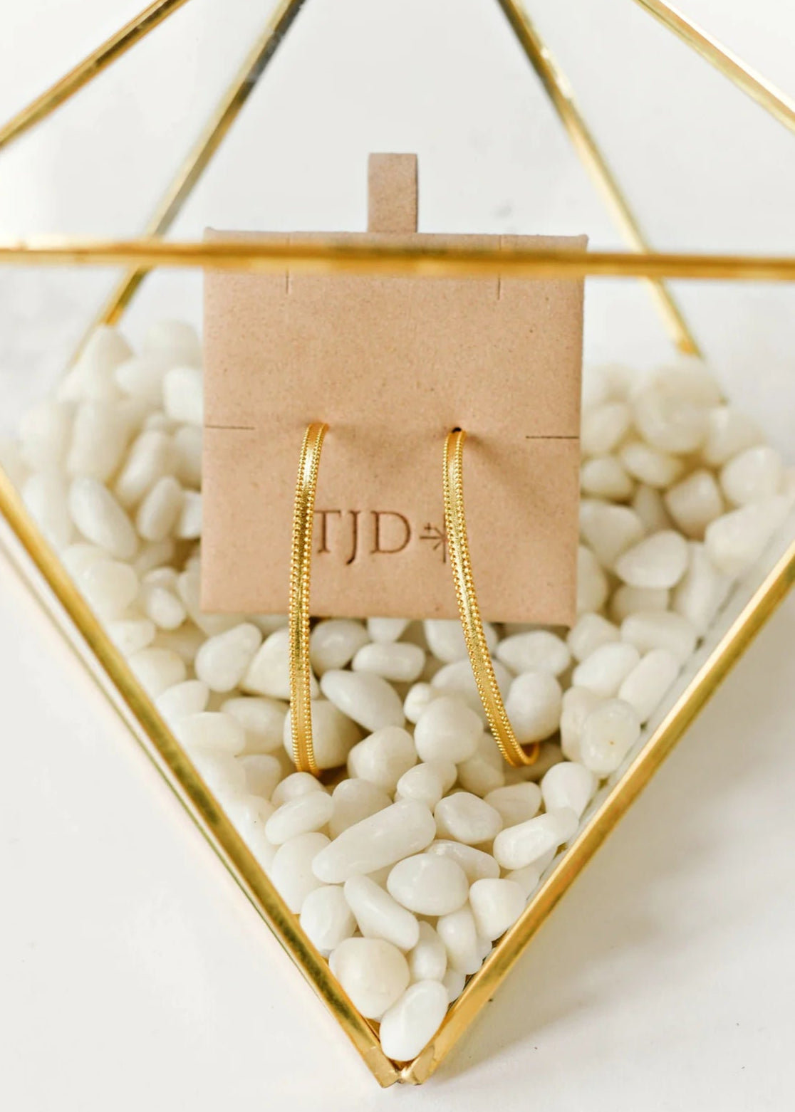 Tatum James Designs: Large Lynda Dotted Hoops