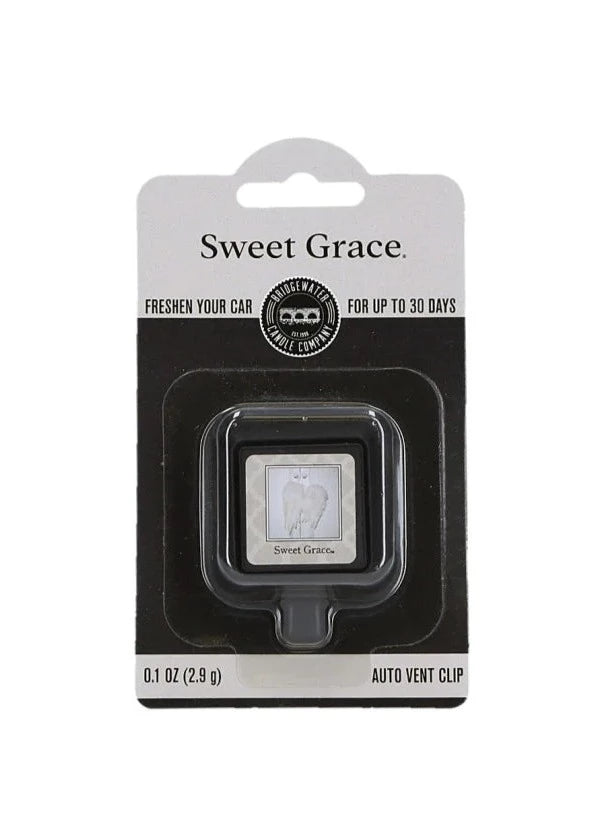 Bridgewater Candle Co: Auto Vent Clip, Sweet Grace