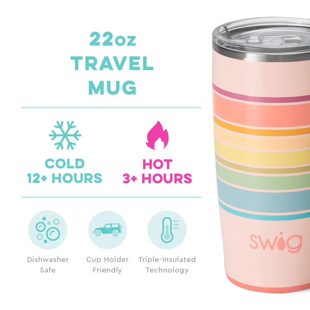 Swig: 22 oz Travel Mug, Good Vibrations