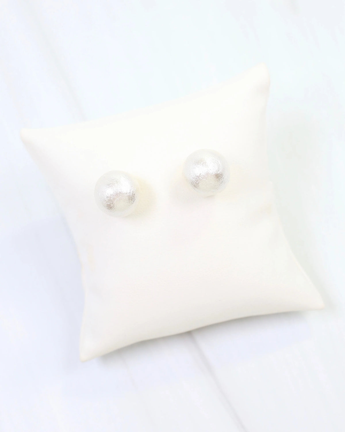 Caroline Hill: Alina Textured Pearl Stud Earring